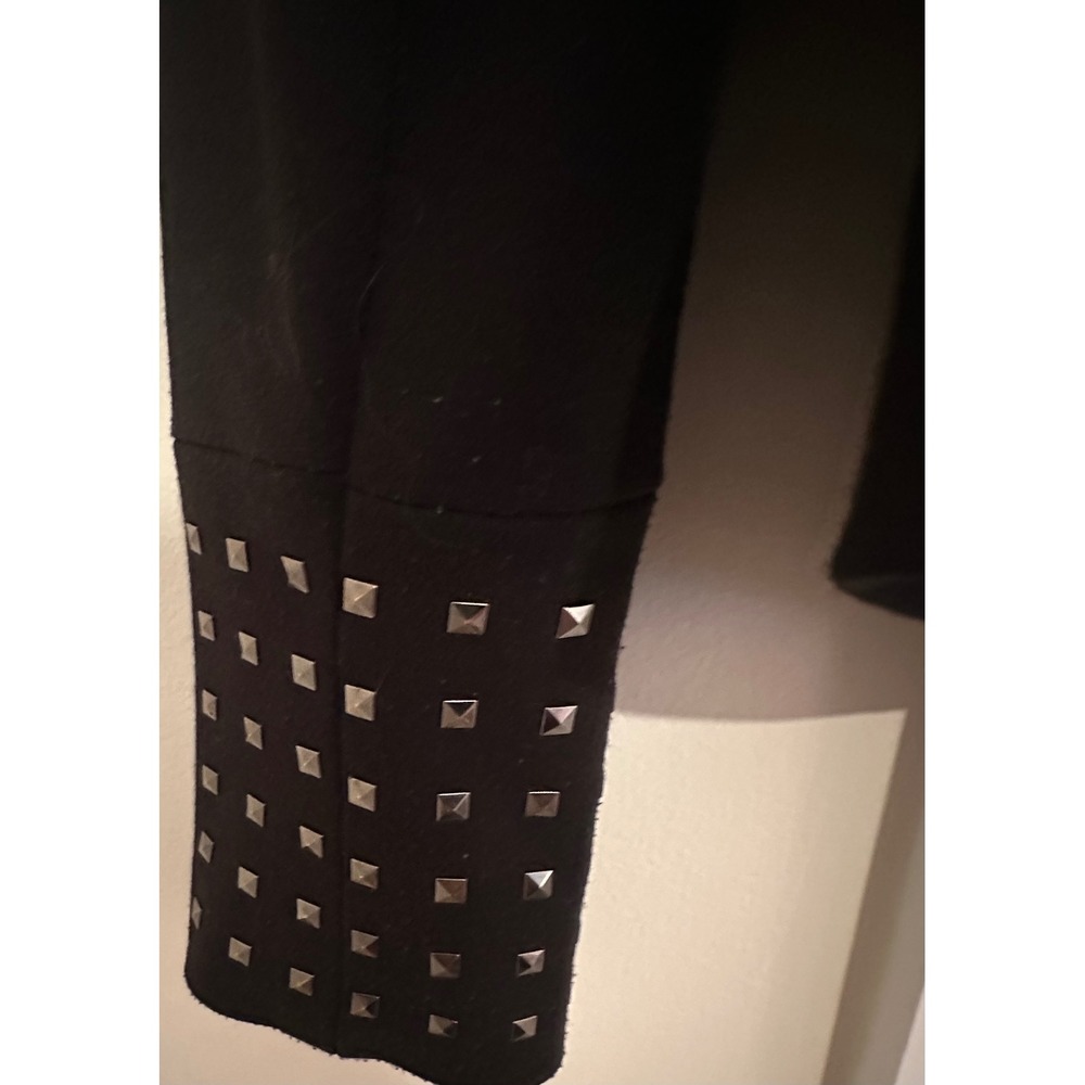 Laundry by Shelli Segal Studded Cuff Black Blazer Jacket‎ Size 4 - Picture 8 of 9